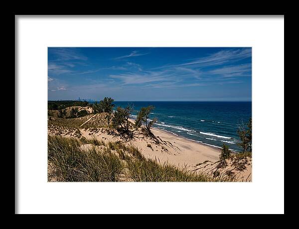Indiana Dunes Overlooking Lake Michigan