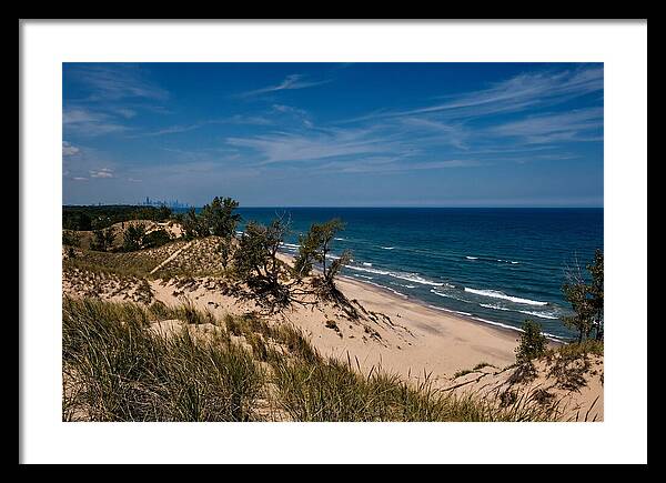 Indiana Dunes Overlooking Lake Michigan