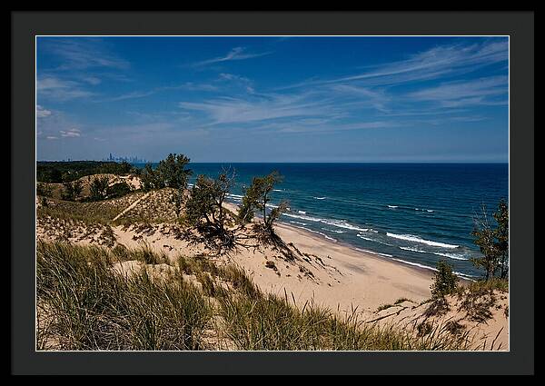 Indiana Dunes Overlooking Lake Michigan