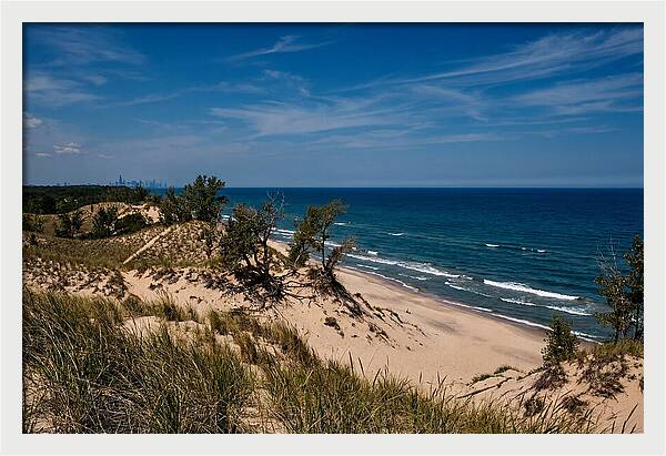 Indiana Dunes Overlooking Lake Michigan