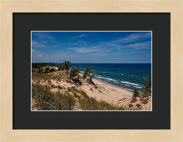 Indiana Dunes Overlooking Lake Michigan