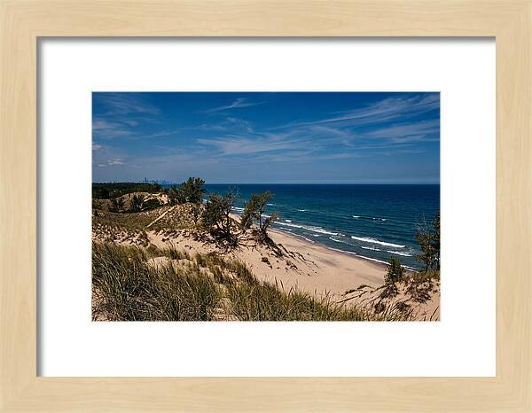 Indiana Dunes Overlooking Lake Michigan