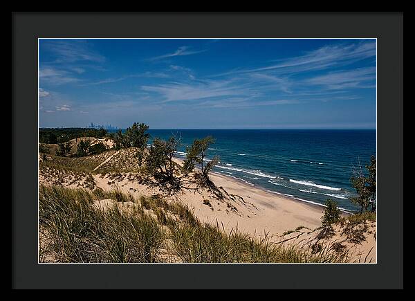 Indiana Dunes Overlooking Lake Michigan