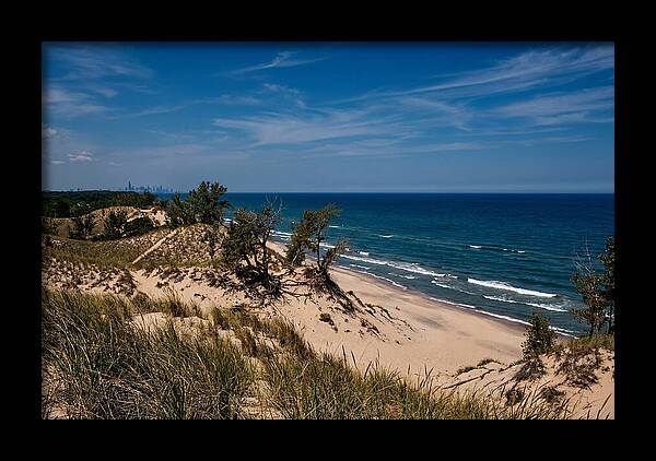 Indiana Dunes Overlooking Lake Michigan
