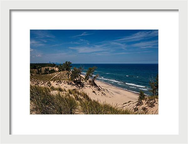 Indiana Dunes Overlooking Lake Michigan