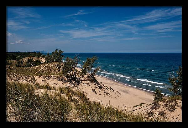 Indiana Dunes Overlooking Lake Michigan