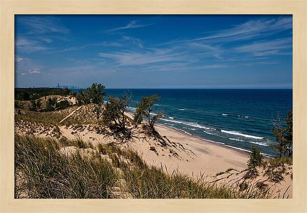 Indiana Dunes Overlooking Lake Michigan