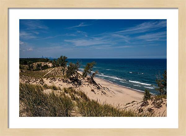 Indiana Dunes Overlooking Lake Michigan