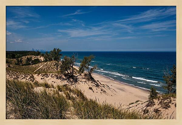 Indiana Dunes Overlooking Lake Michigan