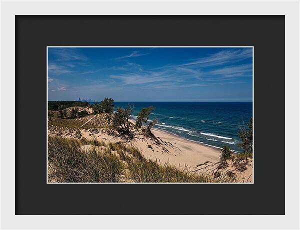 Indiana Dunes Overlooking Lake Michigan