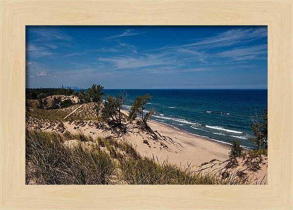 Indiana Dunes Overlooking Lake Michigan