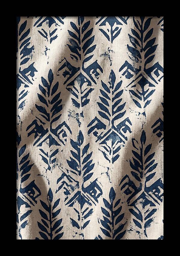 Indigo Leaf Block