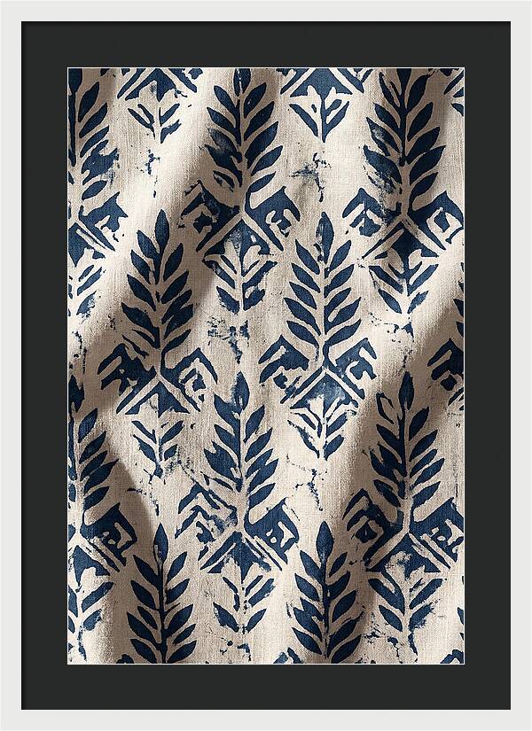 Indigo Leaf Block