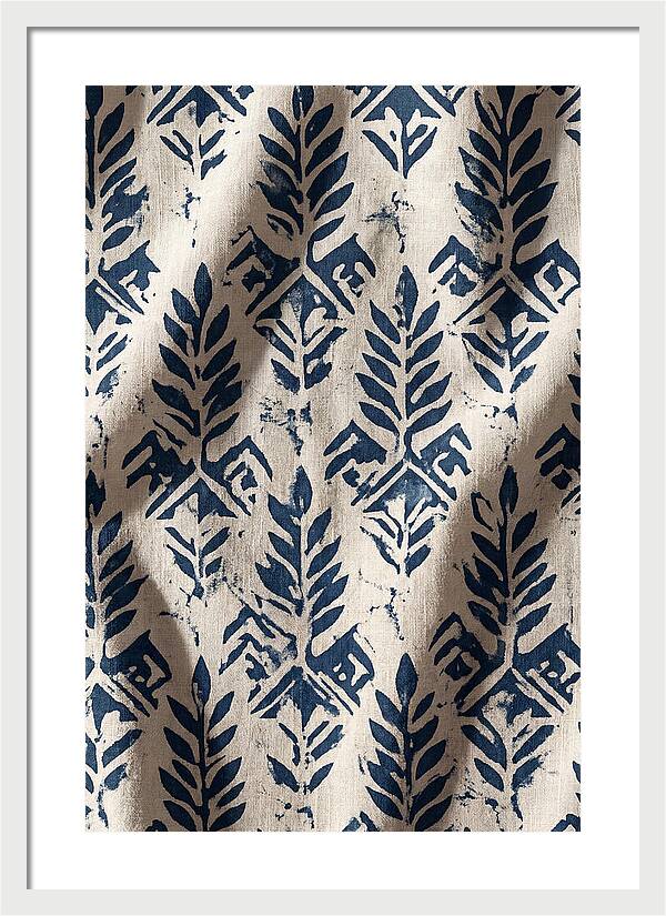 Indigo Leaf Block