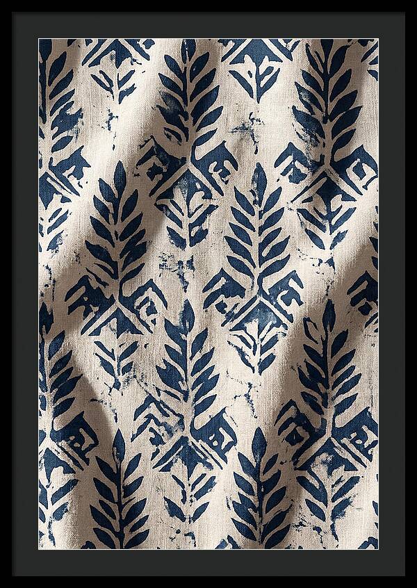 Indigo Leaf Block
