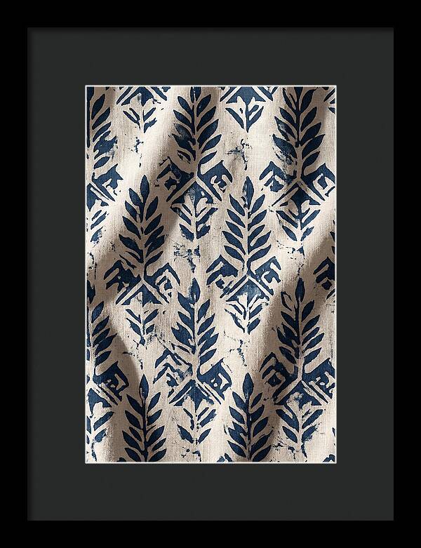 Indigo Leaf Block