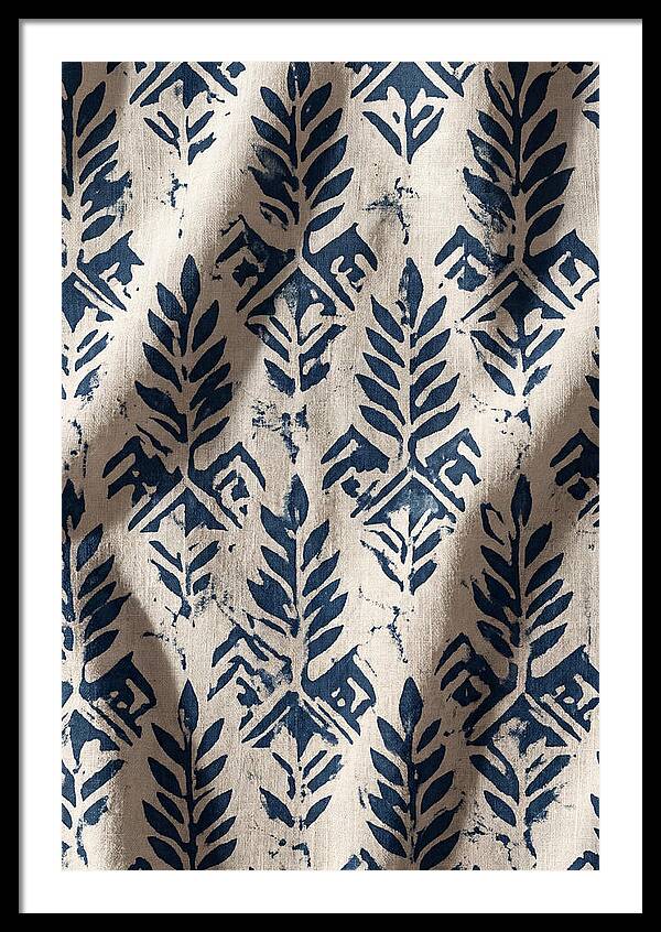 Indigo Leaf Block