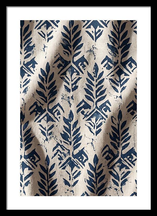 Indigo Leaf Block