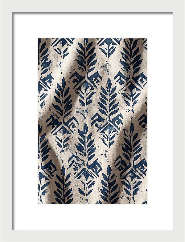 Indigo Leaf Block