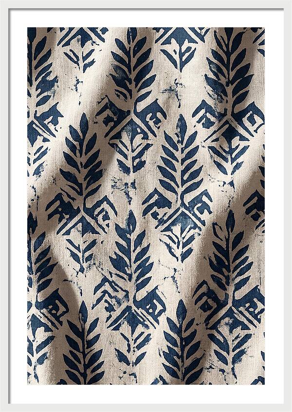 Indigo Leaf Block