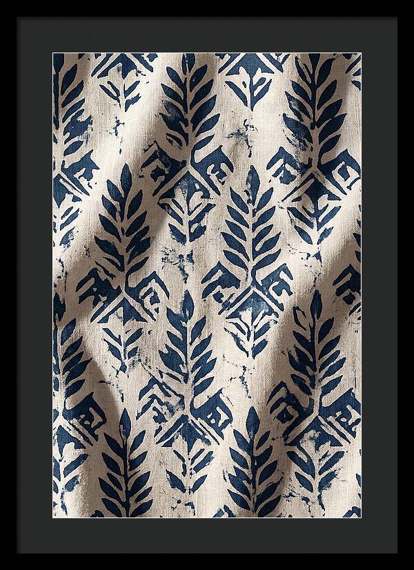 Indigo Leaf Block
