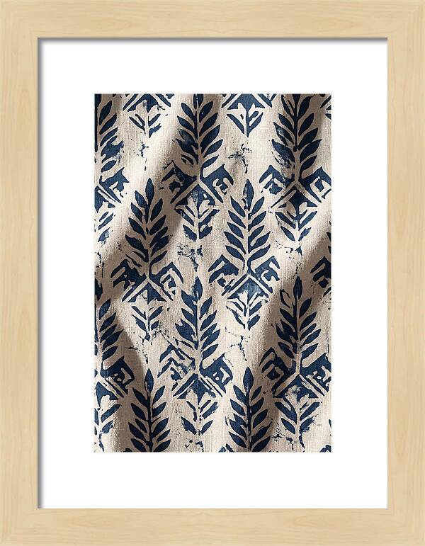 Indigo Leaf Block