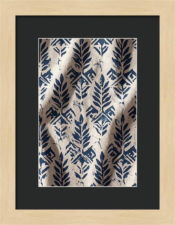 Indigo Leaf Block