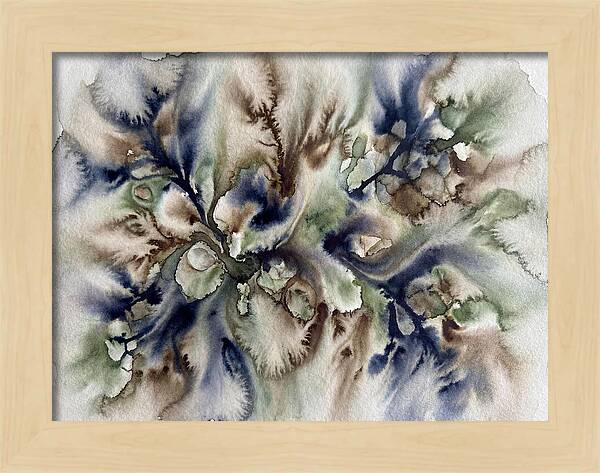 Ink Pattern Watercolor Exploration