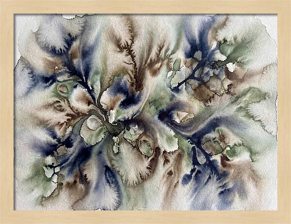 Ink Pattern Watercolor Exploration