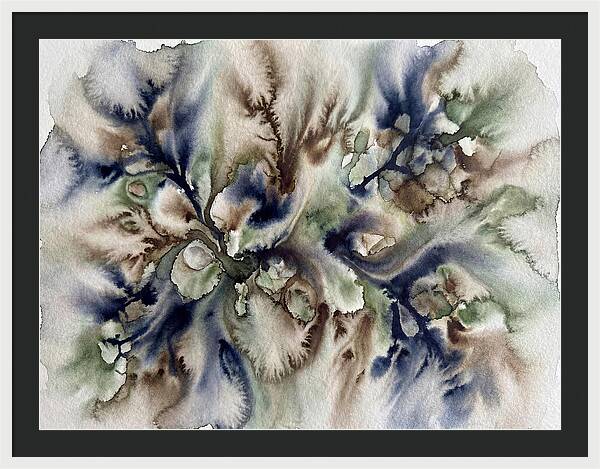 Ink Pattern Watercolor Exploration