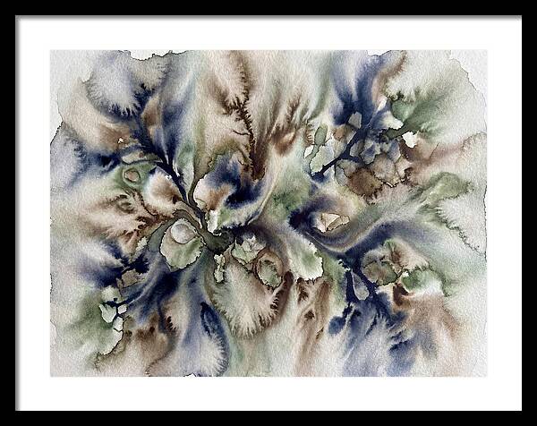 Ink Pattern Watercolor Exploration