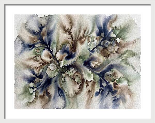 Ink Pattern Watercolor Exploration