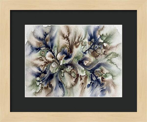 Ink Pattern Watercolor Exploration
