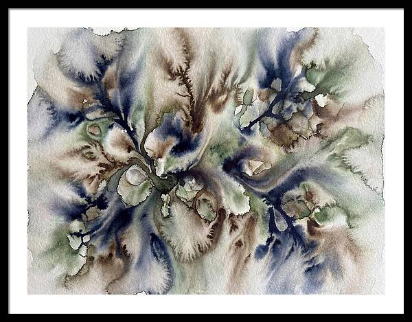 Ink Pattern Watercolor Exploration
