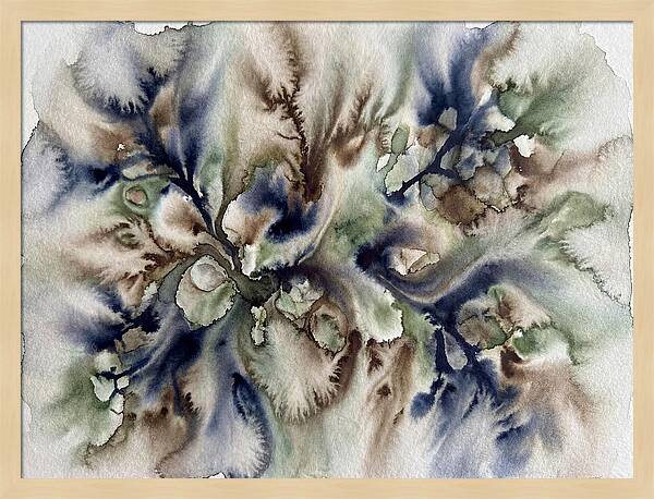 Ink Pattern Watercolor Exploration