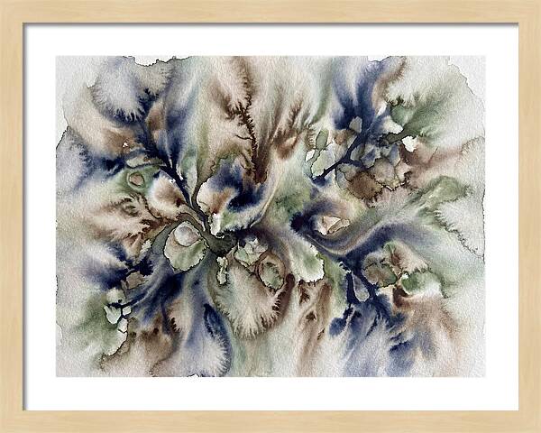 Ink Pattern Watercolor Exploration