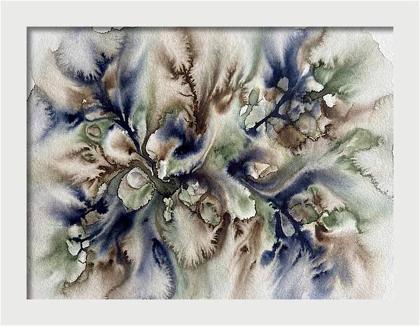 Ink Pattern Watercolor Exploration
