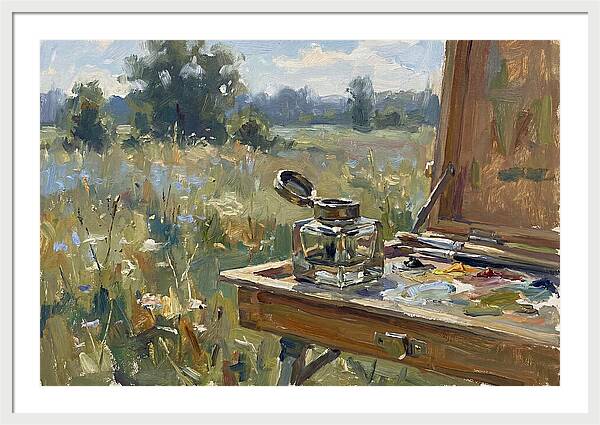 Inkwell On A Painters Table
