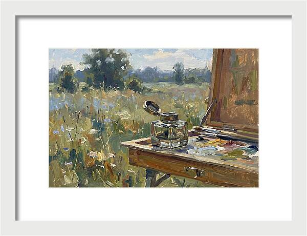 Inkwell On A Painters Table