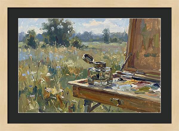 Inkwell On A Painters Table
