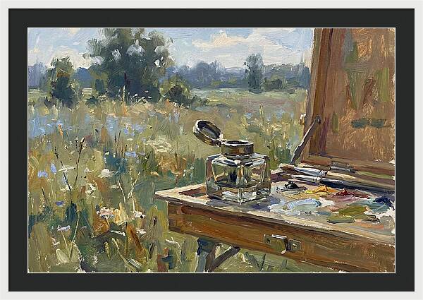 Inkwell On A Painters Table