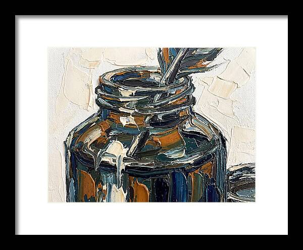 Inkwell With Palette Knife