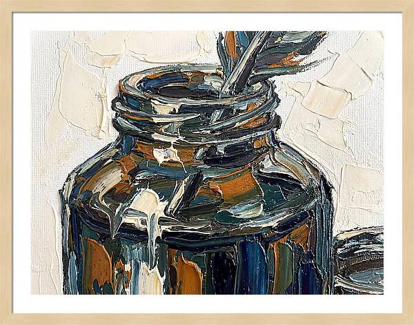 Inkwell With Palette Knife