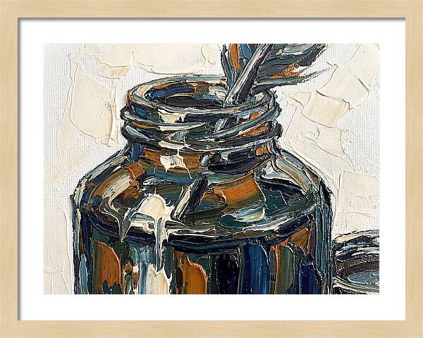 Inkwell With Palette Knife