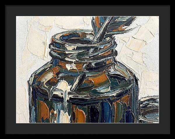 Inkwell With Palette Knife