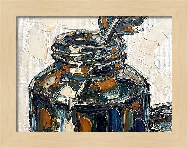 Inkwell With Palette Knife