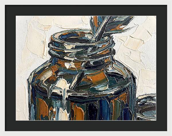 Inkwell With Palette Knife