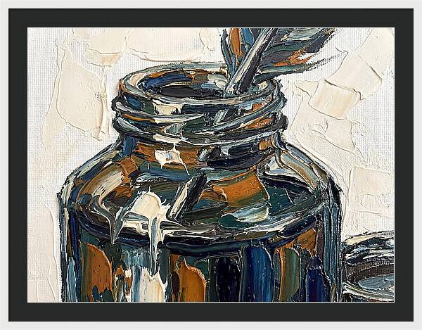 Inkwell With Palette Knife