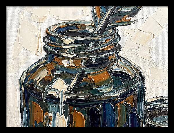 Inkwell With Palette Knife