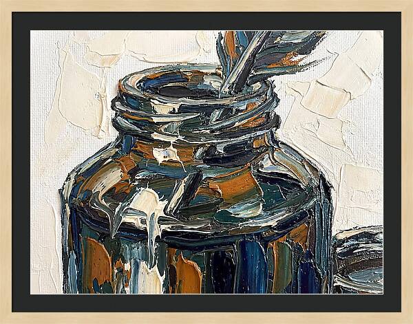 Inkwell With Palette Knife